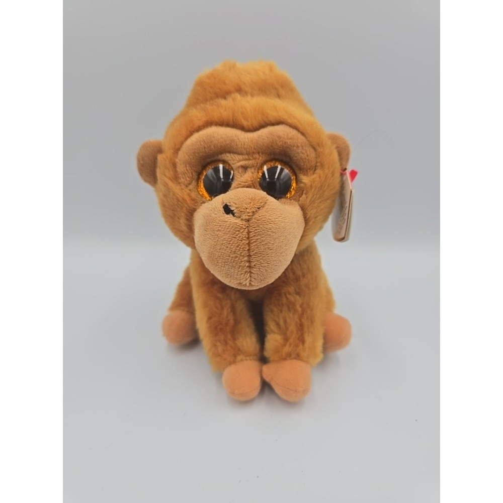 TY Beanie Baby MONROE the Orangutan 6 inch NWT Stuffed Animal‎ Toy Brown 421237